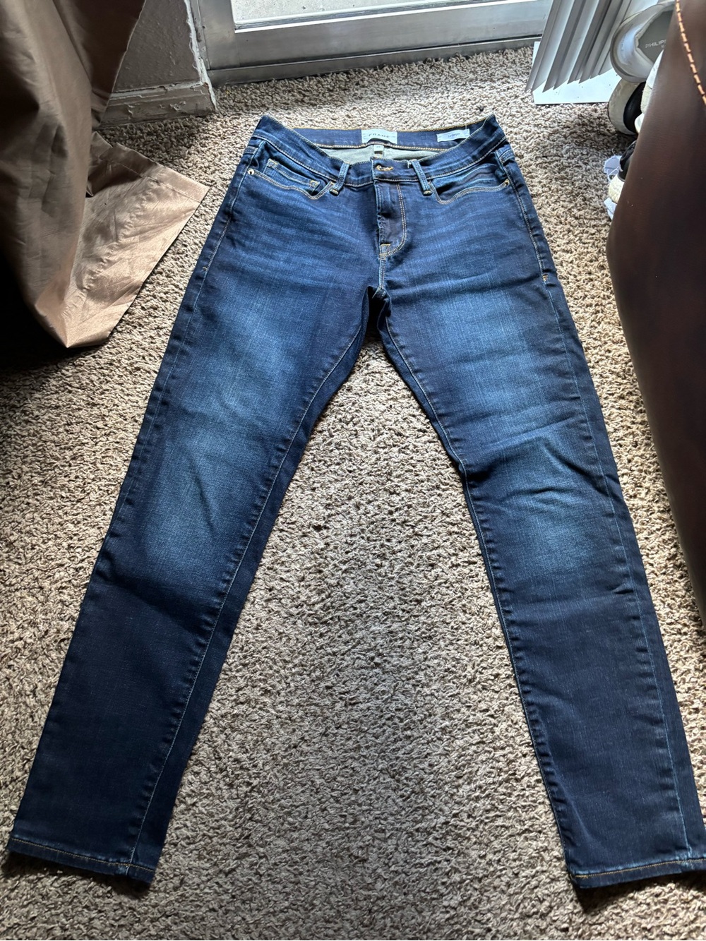 Frame Denim Women's Dark Blue Boyfriend Jeans